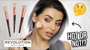 testing makeup revolution brushes full