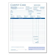 carpet cleaning invoice forms custom