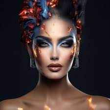 fantasy creative makeup for makeup ads