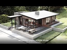 Modern Contemporary Cabin House Plan