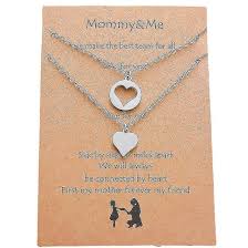 mom gift for wife heart necklace