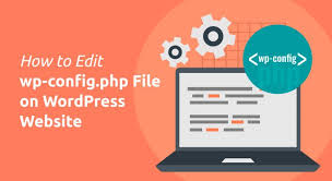 how to edit wp config php file in