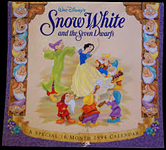 Filmic Light Snow White Archive 1994 16 Month Snow White Calendar