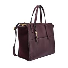 Fossil Campbell Leather Tote Bag