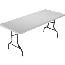 4ft Rectangular Folding Table With