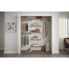 6 ft gray adjule closet organizer