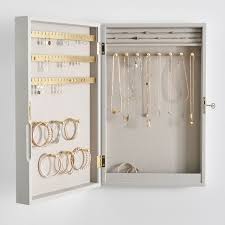 Elle Lacquer Jewelry Wall Safe