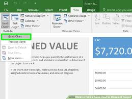 How To Print A Gantt Chart In Microsoft Project 13 Steps