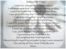 You never know what god has in store for you. Understanding Unanswered Prayers My Story A Safe Harbor Is Jesus
