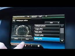 how to set the ford sync wallpaper