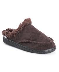 Mens Faux Suede Clog Slippers