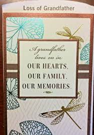 sympathy card for loss of grandfather