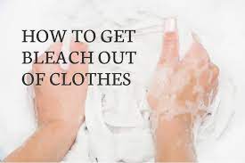 how to get bleach out of clothes 5