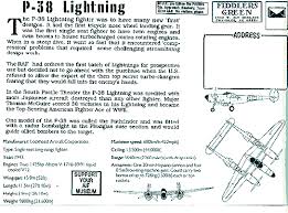 p 38 lightning aircraft