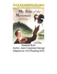 Side by side plus 1: My Side Of The Mountain Adapted Book Picture Supported Text Questions Pdf