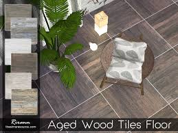 the sims resource aged wood tiles floor