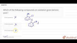 Which of the following compounds on oxidation gives benzoic acid ?