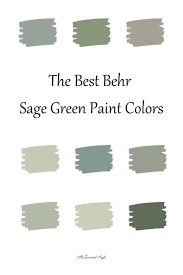 The 9 Best Behr Sage Green Paint Colors