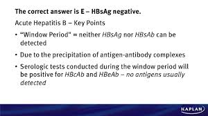 Kaplan Usmle Step 1 Prep Change In Serologic Findings