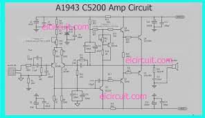 Some circuits would be illegal to operate in most countries and others are dangerous to construct and should not be attempted by the inexperienced. A1943 C5200 Power Amplifier Circuit Electronic Circuit
