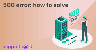 500 error how to solve supporthost