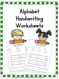 The main thing is that the kid can not feel pressure. Alphabet Handwriting Practice Worksheets Free Printable Worksheets For Kids