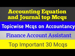 Accountancy Topicwise Mcqs Accounting
