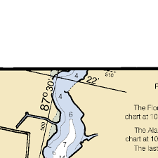 Palmetto Creek Chart 11378 Pensacola Bay To Wolf Bay