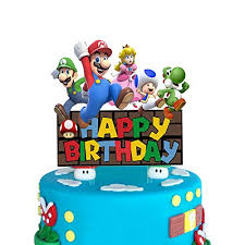 50 mario birthday cakes ranked in order of popularity and relevancy.i used a sonic toy, firework toothpicks, and super mario figures from a chess game. Party Supplies Mini Super Mario Toys 10 Pcs Super Mario Bros Action Figures Mario Bros Birthday Cake Topper Mario Party Supplies For Kids Adults Toys Games