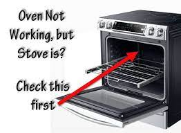 Electric Oven Not Working But Stove Top
