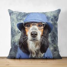 Dog Print Cushion New Zealand
