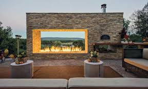 70 Outdoor Fireplace Designs For Men