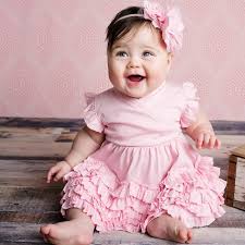 Lemon Loves Layette Pink Baby Dress Mia In Pink