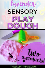lavender sensory playdough recipe just