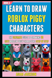 learn to draw roblox piggy characters