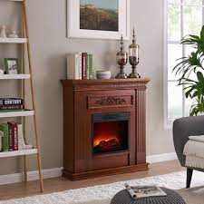 Electric Fireplace Space Heater With