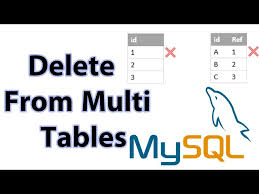 how to delete from two or multi tables
