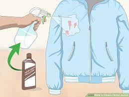 how to remove makeup from a windbreaker