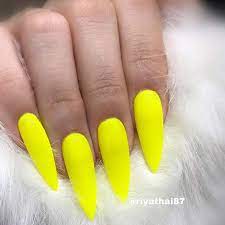 23 neon yellow nails and ideas for