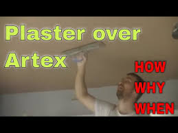 how to plaster over artex and textured