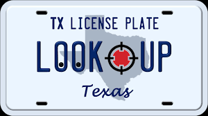 texas license plate number