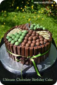ultimate chocolate birthday cake with