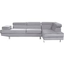 Seater Sofa Velvet Grey Norrea
