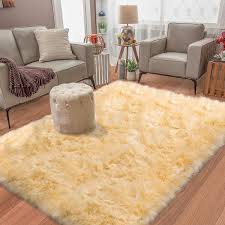 area rug non skid soft furry carpet