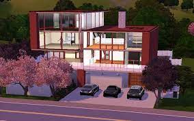 Mod The Sims Ultra Modern Home 3 Br