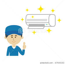Illustration image of air conditioner cleaning... - Stock Illustration  [67608183] - PIXTA