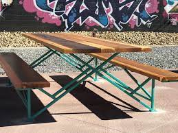 hand made modern patio tables made