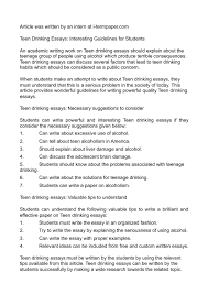 calam eacute o teen drinking essays interesting guidelines for students teen drinking essays interesting guidelines for students