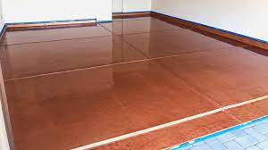 diy epoxy garage floor coating install