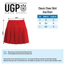 Sconnie Classic Cheer Skirt Red White